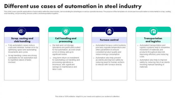 Different Use Cases Of Automation In Steel Industry