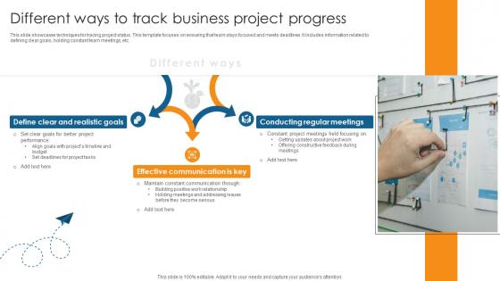 Different Ways To Track Business Project Progress Guide On Navigating Project PM SS