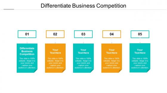 Differentiate business competition ppt powerpoint presentation infographic template show cpb
