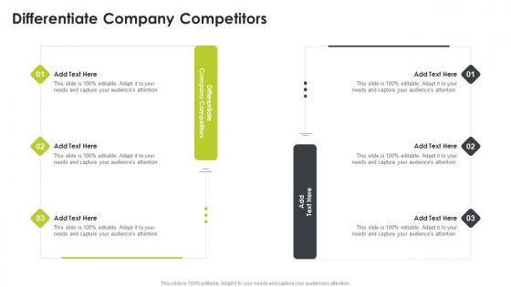 Differentiate Company Competitors In Powerpoint And Google Slides Cpb