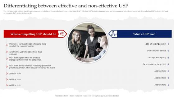 Differentiating Between Effective And Non Effective Usp Red Ocean Strategy Beating The Intense Competition