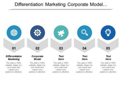 Differentiation marketing corporate model promotional marketing campaign outline cpb