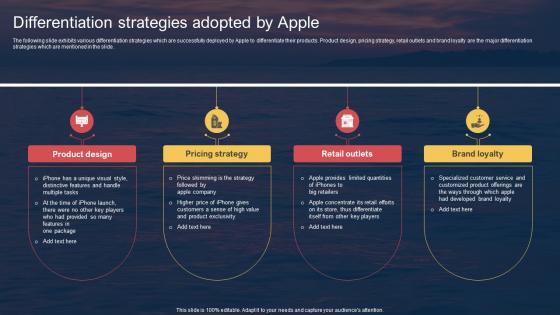 Differentiation Strategies Adopted By Apple Techniques For Entering Into Red Ocean Market