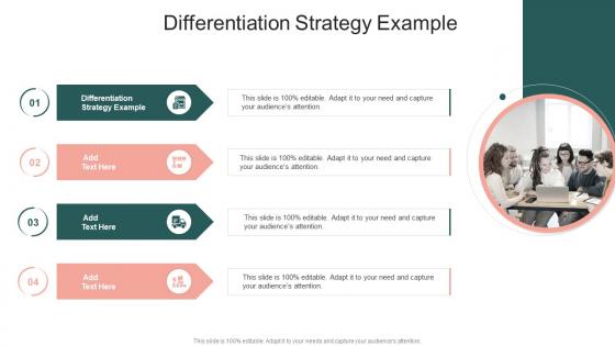Differentiation Strategy Example In Powerpoint And Google Slides Cpb