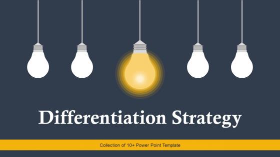 Differentiation Strategy Powerpoint Ppt Template Bundles
