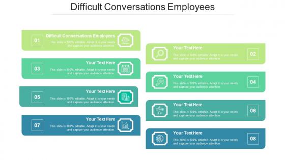 Difficult Conversations Employees Ppt Powerpoint Presentation Portfolio Graphics Pictures Cpb