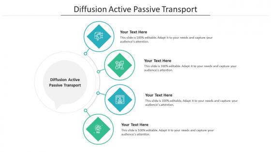Diffusion active passive transport ppt powerpoint presentation pictures design templates cpb