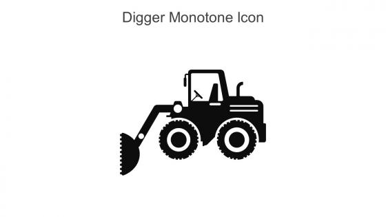 Digger Monotone Icon In Powerpoint Pptx Png And Editable Eps Format