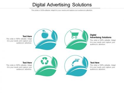 Digital advertising solutions ppt powerpoint presentation show background images cpb