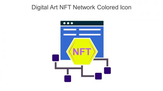 Digital Art NFT Network Colored Icon In Powerpoint Pptx Png And Editable Eps Format