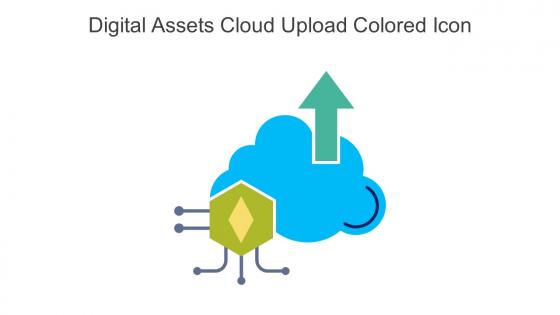 Digital Assets Cloud Upload Colored Icon In Powerpoint Pptx Png And Editable Eps Format