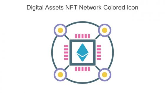 Digital Assets NFT Network Colored Icon In Powerpoint Pptx Png And Editable Eps Format