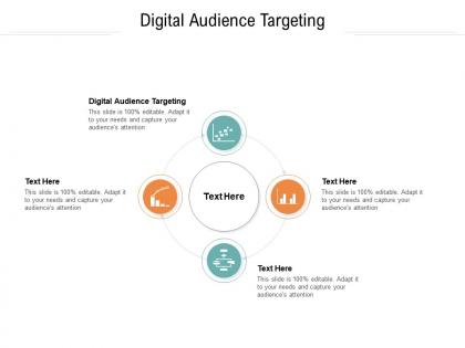 Digital audience targeting ppt powerpoint presentation layouts design templates cpb