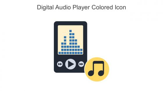 Digital Audio Player Colored Icon In Powerpoint Pptx Png And Editable Eps Format