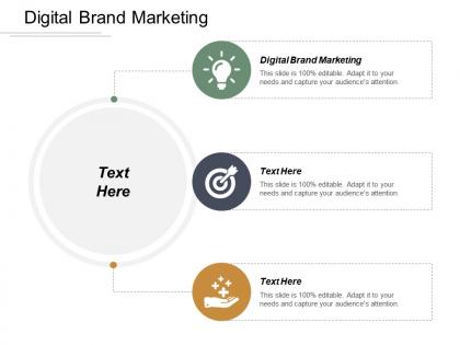 Digital brand marketing ppt powerpoint presentation gallery vector cpb