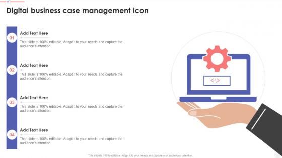 Digital Business Case Management Icon