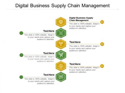 Digital business supply chain management ppt powerpoint presentation layouts cpb