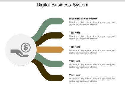 Digital business system ppt powerpoint presentation gallery tips cpb