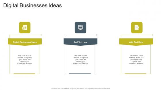 Digital Businesses Ideas In Powerpoint And Google Slides Cpb