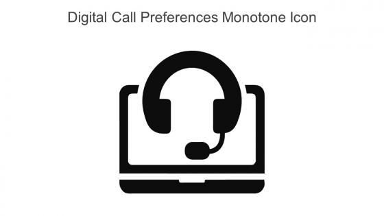 Digital Call Preferences Monotone Icon In Powerpoint Pptx Png And Editable Eps Format