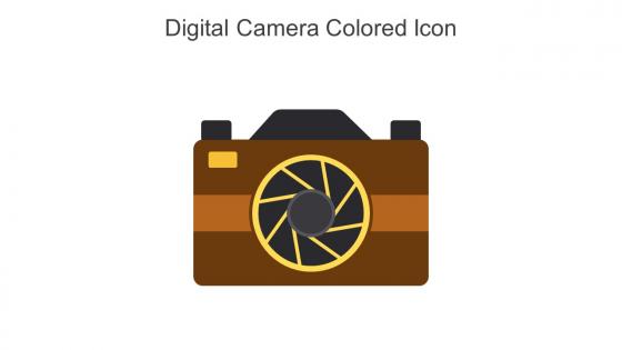 Digital Camera Colored Icon In Powerpoint Pptx Png And Editable Eps Format
