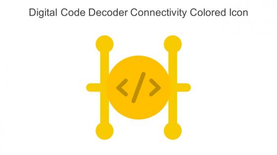 Digital Code Decoder Connectivity Colored Icon In Powerpoint Pptx Png And Editable Eps Format