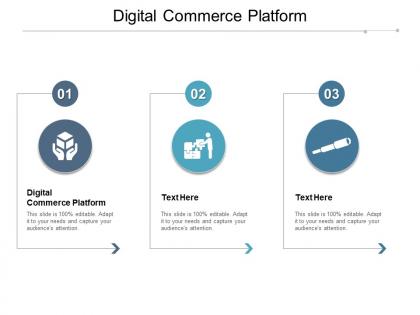 Digital commerce platform ppt powerpoint presentation layouts slides cpb