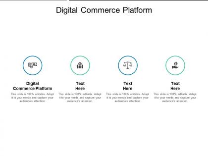 Digital commerce platform ppt powerpoint presentation professional clipart images cpb