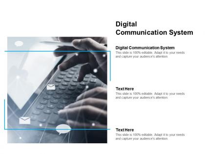 Digital communication system ppt powerpoint presentation file clipart images cpb