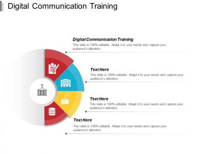 Digital communication training ppt powerpoint presentation portfolio infographics cpb