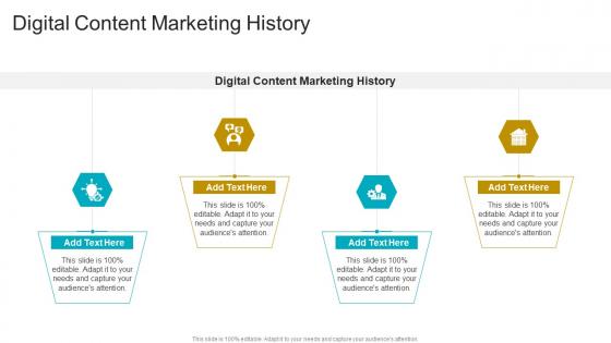 Digital Content Marketing History In Powerpoint And Google Slides Cpb