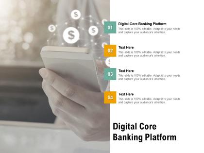 Digital core banking platform ppt powerpoint presentation layouts templates cpb