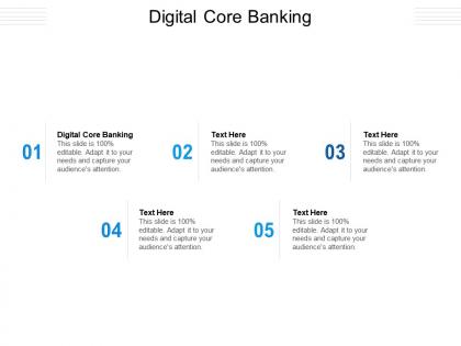 Digital core banking ppt powerpoint presentation styles influencers cpb