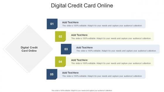 Digital Credit Card Online In Powerpoint And Google Slides Cpb
