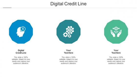 Digital credit line ppt powerpoint presentation styles introduction cpb