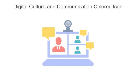 Digital Culture And Communication Colored Icon In Powerpoint Pptx Png And Editable Eps Format