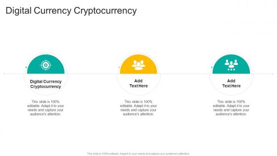 Digital Currency Cryptocurrency In Powerpoint And Google Slides Cpb
