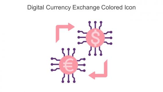 Digital Currency Exchange Colored Icon In Powerpoint Pptx Png And Editable Eps Format