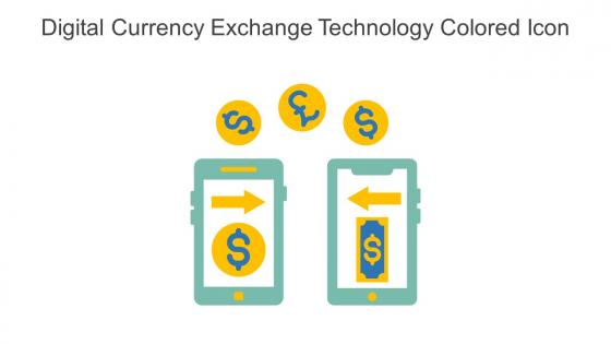 Digital Currency Exchange Technology Colored Icon In Powerpoint Pptx Png And Editable Eps Format
