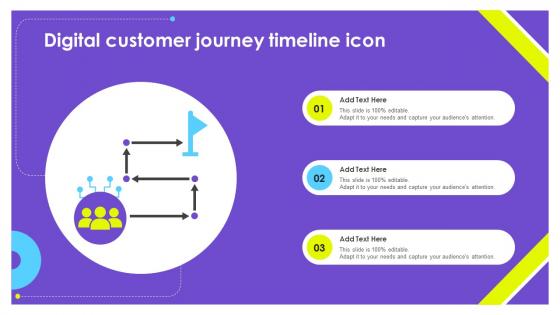 Digital Customer Journey Timeline Icon