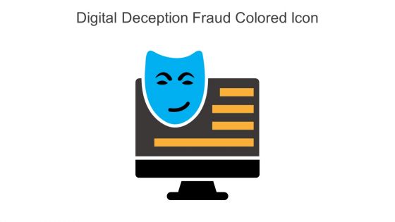 Digital Deception Fraud Colored Icon In Powerpoint Pptx Png And Editable Eps Format