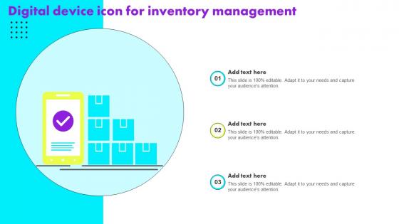 Digital Device Icon For Inventory Management