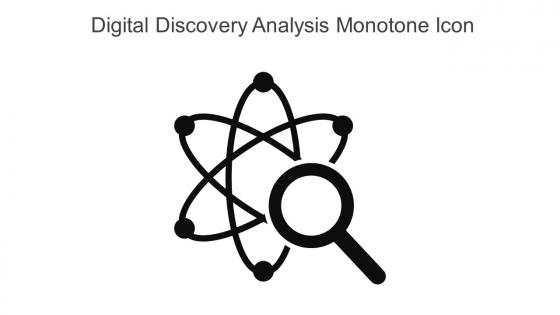 Digital Discovery Analysis Monotone Icon In Powerpoint Pptx Png And Editable Eps Format