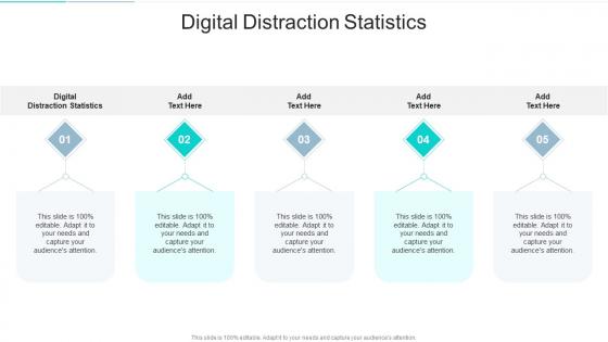 Digital Distraction Statistics In Powerpoint And Google Slides Cpb