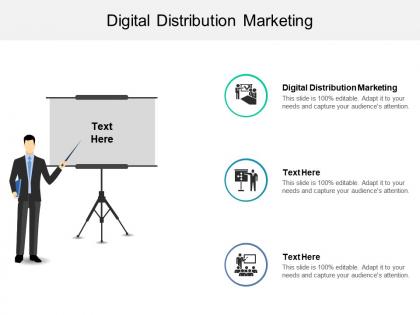 Digital distribution marketing ppt powerpoint presentation show icons cpb