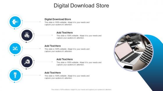 Digital Download Store In Powerpoint And Google Slides Cpb