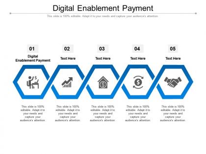 Digital enablement payment ppt powerpoint presentation outline show cpb