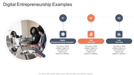 Digital Entrepreneurship Examples In Powerpoint And Google Slides Cpb