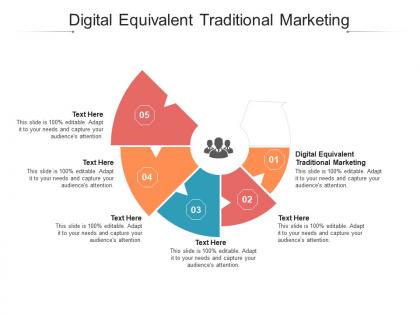 Digital equivalent traditional marketing ppt powerpoint presentation slides objects cpb