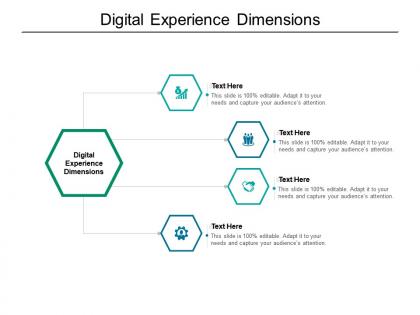 Digital experience dimensions ppt powerpoint presentation portfolio brochure cpb